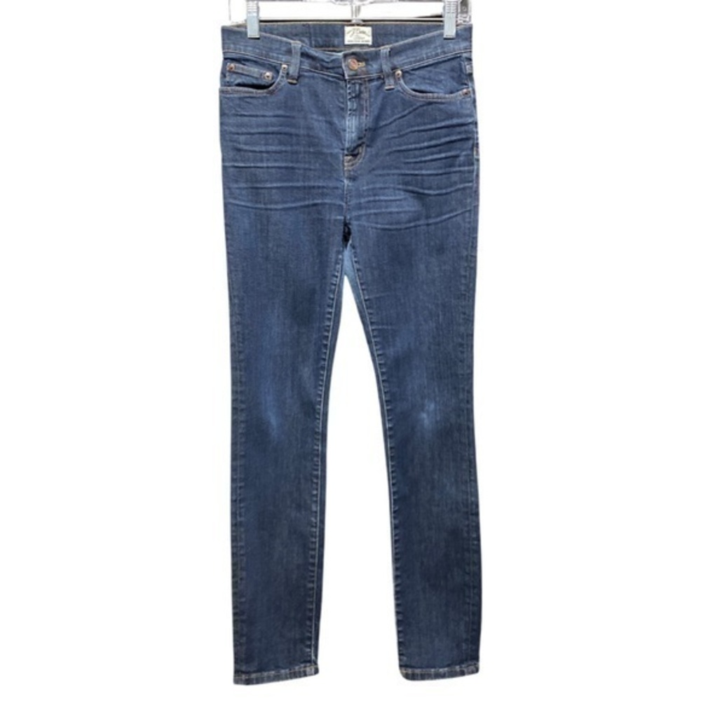 J CREW LOOKOUT High Rise Skinny Blue Jeans size27. 3